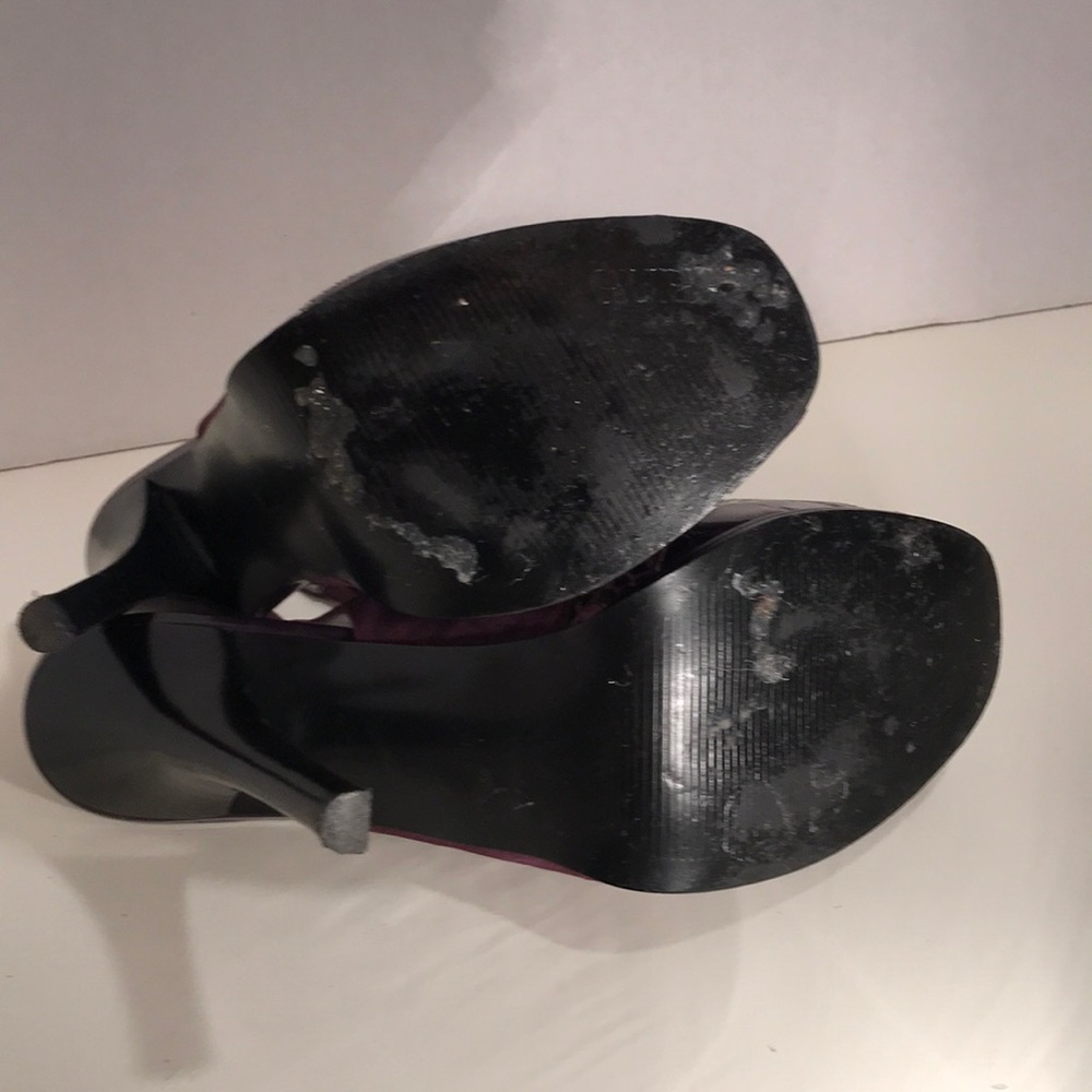 Guess Purple OpenToe SlingBack W/ Alligator Design - Picture 7 of 8